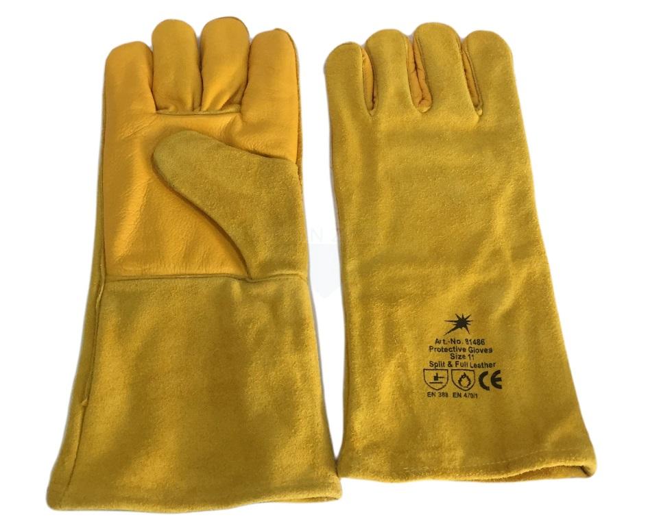 Schweißerhandschuhe PROFI, CE EN 388 Gr.11