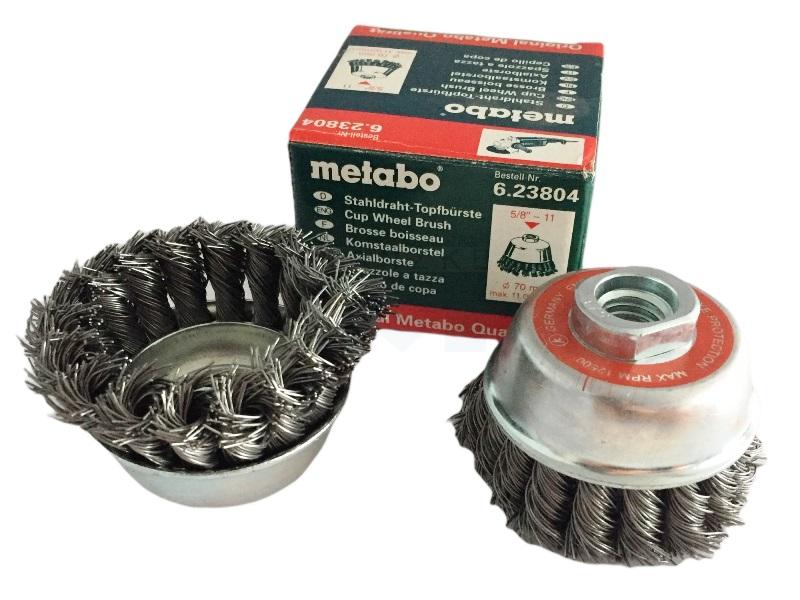metabo Stahldraht-Topfbürste