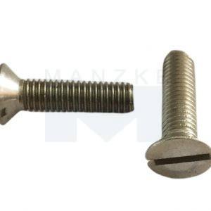 Senkschraube mit Schlitz DIN 963 Edelstahl A2